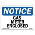 thumbnail image 1 of SignMission OS-NS-D-35-L-13006 Panneau de Signalisation - Compteur de Gaz Fermé, 1 of 1