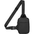 thumbnail image 1 of Sacoche, Sac de Poitrine Imperméable pour Hommes et Femmes, Mini Sac à Fermeture Éclair, Sac à Dos Léger pour Voyage, Randonnée, Cyclisme, Camping, 1 of 6