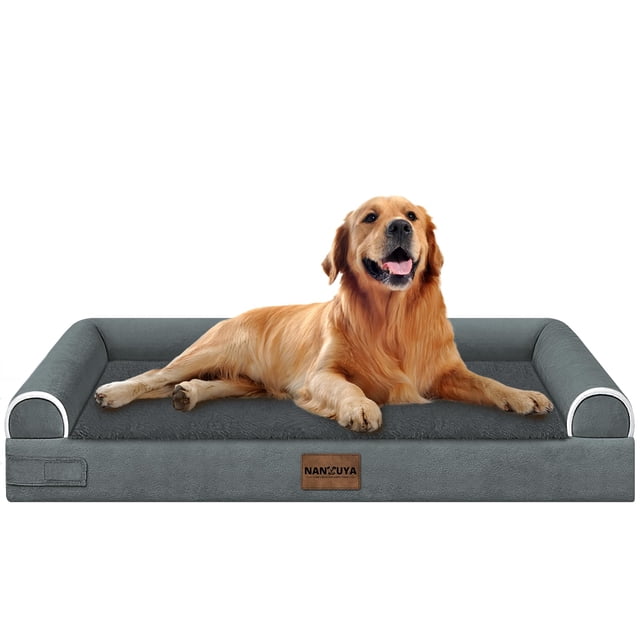 Cama Ortopédica Grande para Perros NANUYA XL 76x69 cm Impermeable