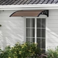 thumbnail image 2 of Gymax 2 PCS 48'' x 40'' Patio Awning Canopy Outdoor Window Door Overhang Rain Protection, 2 of 10