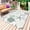 white Sage Green, variant on Outdoor Rug 3' x 5', Aqua Teal Coastal Large Carpet Area Rugs for Patio, RV, Deck, Summer Beach Starfish Coral Nautical Water Absorption Camping Rug, Lightweight Washable Rugs Runner