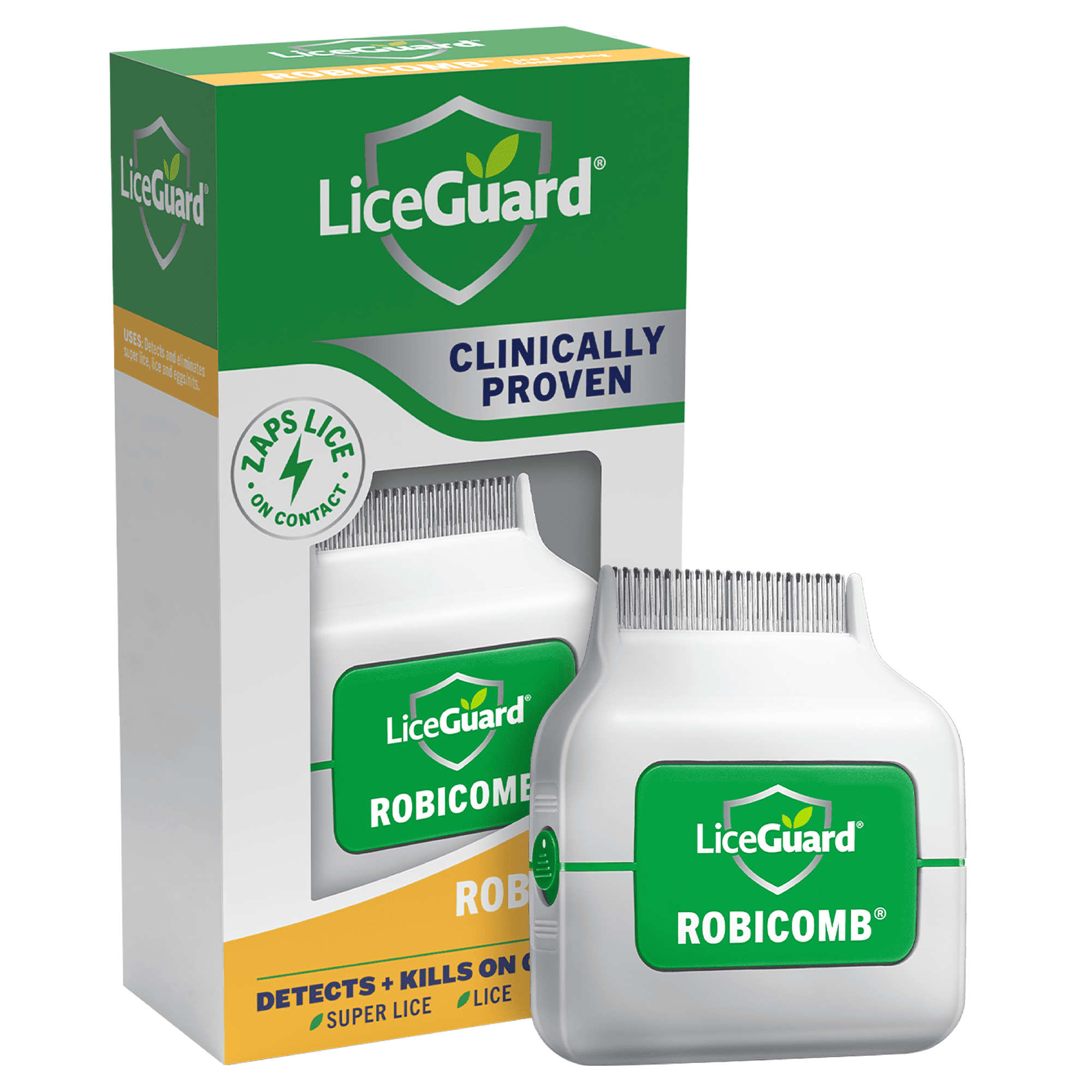 (3 pack) LiceGuard RobiComb Lice Zapping Comb