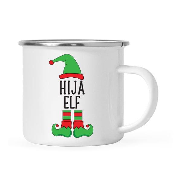 Koyal Wholesale Spanish Family Elf Stainless Steel Campfire Mug, Hija