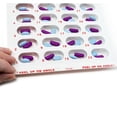 thumbnail image 2 of Color Coded Monthly Medication Blister Cards By Drug Package Inc, Cold Seal, Multicolor, 5 Pack distributed by Pillthing.  28 Day Pill Organizer, Color coded for time of day use, 2 of 14
