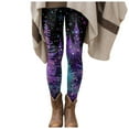 thumbnail image 6 of UngA Women Christmas Leggings Santa Claus High Rise Soft Pants Ankle Length Tummy Control Xmas Gym Leggings Fall Pajama Yoga Pants for Women (Black,XXL), 6 of 6