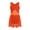 Orange, variant on CHICTRY Kids Girls Ballet Lyrical Dance Leotard Glittery Rhinestones Sleeveless Figure Skating Dress Navy Blue 8