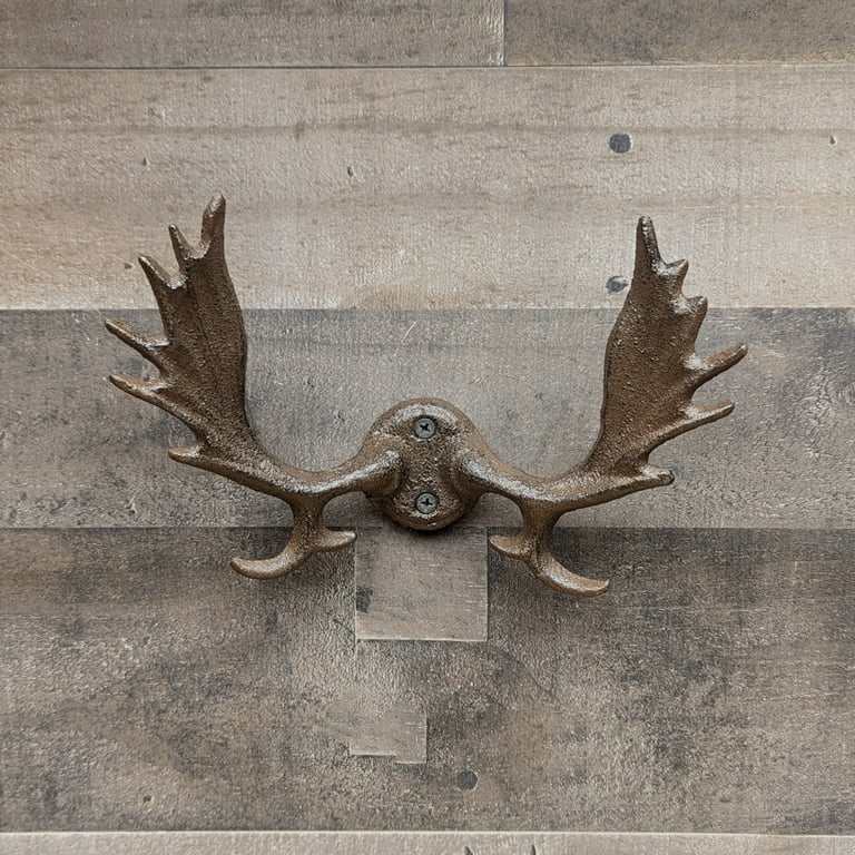 Moose Antlers Wall Mount Western Coat Rack Key Ring Hooks Living Room Home Decor Moose Antlers Wall Mount Western Coat Rack Key Ring Hooks Living Room Home Decor