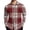 Deep Red, variant on LTTVQM Mens Button Shirts Plaid Graphic Loose Fit T Shirts Regular Fit Long Sleeve Tunic Tops Collar Spring Summer Trendy Blouse Wine 3XL