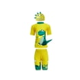 thumbnail image 1 of Maillots de Bain à Manches Courtes pour Tout-Petits + Short Imprimé Animal + Chapeau, 1 of 5