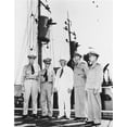 thumbnail image 2 of Navy Secretary Frank Knox On Inspection Tour To Heighten Anti-Submarine Defenses. July 19 History, 2 of 2