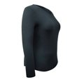 thumbnail image 3 of Playera George Talla 42 Cuello Redondo Manga Larga Corte Plus Negro, 3 of 4