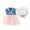 Pink, variant on Pejock 6M-3 Years Baby Girls Layered Tulle Tutu Dress Toddler Kids Baby Girls Fashion Cute Sleeveless Sweet Embroidery Print Ruffle Denim Dress Hat Set