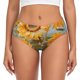 thumbnail image 1 of Balery Sunflower Field Art Ropa Interior de Algodón para Mujer con Dibujo – Braguitas Cómodas y Elásticas, Estilo Clásico-Small, 1 of 6