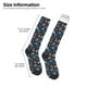thumbnail image 2 of Fotbe Spaceships And Stars In Outer Space Calcetas Divertidas Estampadas para Hombre y Mujer, Calcetas de Algodón hasta la Rodilla para Caminar, Correr, Enfermería y Embarazo, 2 of 6