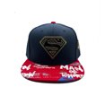thumbnail image 2 of DC Gorra Superman Iron Placa Snapback Hombre Ajustable Visera Plana Urbano, 2 of 4