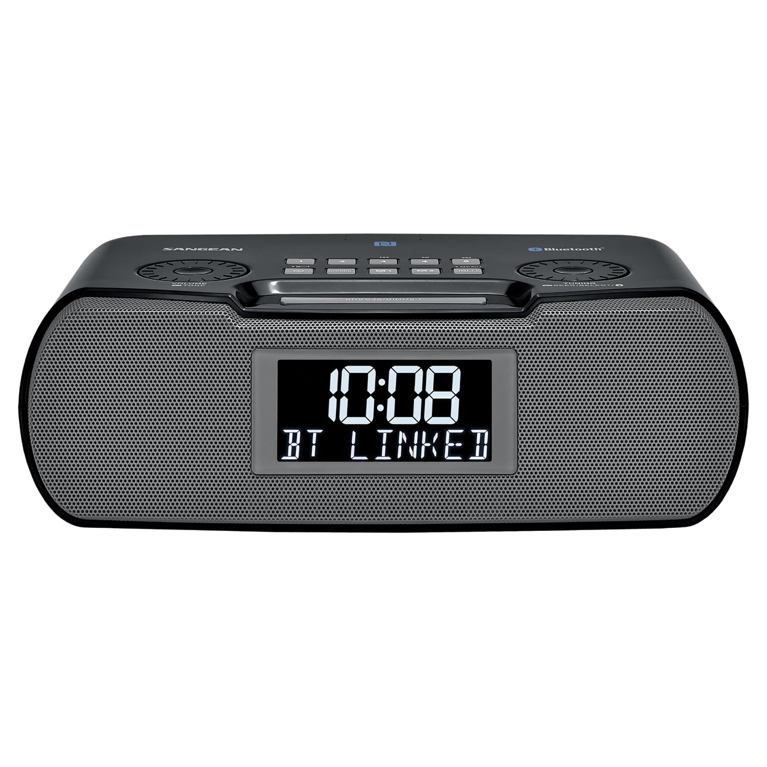 Sangean Digital AM/FM-RDS/Bluetooth Clock Radio with USB Charger