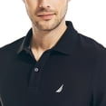 thumbnail image 3 of Polo Nautica para hombre, manga corta, acabado liso, color negro intenso, 3 of 5