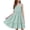 Ice Green, variant on Arshiner Girls Summer Dress Bow-Tie Straps Sleeveless Flowy Ruffle Trim Boho Beach Casual Sundress