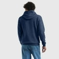 thumbnail image 3 of Men's Hanes® EcoSmart Fleece Pullover Hoodie Color: Heather Navy Size: M, 3 of 4