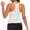 White, variant on Ltctricy Camisole Tops for Women Ribbed Knit Scoop Neck Racerback Casual Basic Tank Tops Sleeveless Slim T-Shirts Tight Cami Shirts