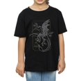 thumbnail image 3 of Harry Potter Girls Dragon Line Art Cotton T-Shirt, 3 of 5