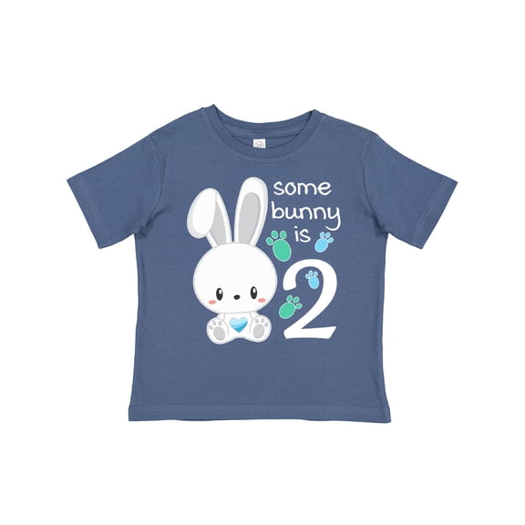 Inktastic Somebunny is Two-Second Birthday Bunny Boys or Girls Toddler T-Shirt