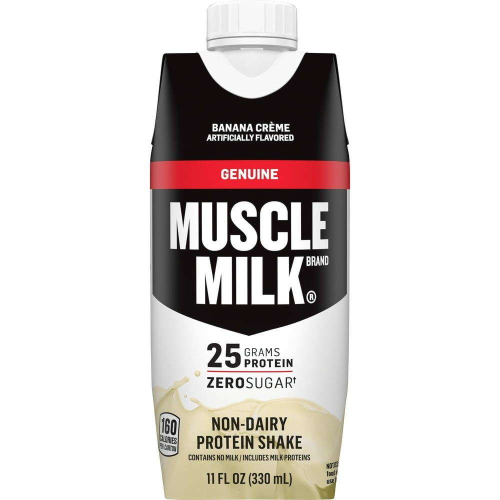 Muscle Milk Genuine Protein Shake, 25g Protein, Banana Creme, 11 Fl Oz