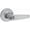 Satin Chrome, variant on Kwikset Winston Lever with Round Rose - Satin Chrome, Entry