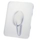 thumbnail image 1 of Florero con marco de fotos artístico, florero hidropónico multifuncional de resina para oficina, hogar, blanco transparente, 1 of 5