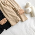 thumbnail image 2 of Qarigey Ropa interior térmica para mujer, calentador de terciopelo cálido para invierno, ropa de Base suave, camisetas básicas de manga larga con Prendas para la parte del cuerpo Negro Qarigey AP013019-02, 2 of 6