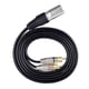 thumbnail image 1 of 1 Xlr Male To 2 Rca Male Plug Stereo Audio Cable Connector Y Splitter Cord For Microphone Mixing Co, 1 of 5