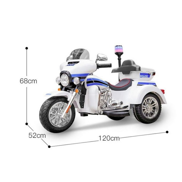 LA GRANDE Moto électrique police 12V pour enfants