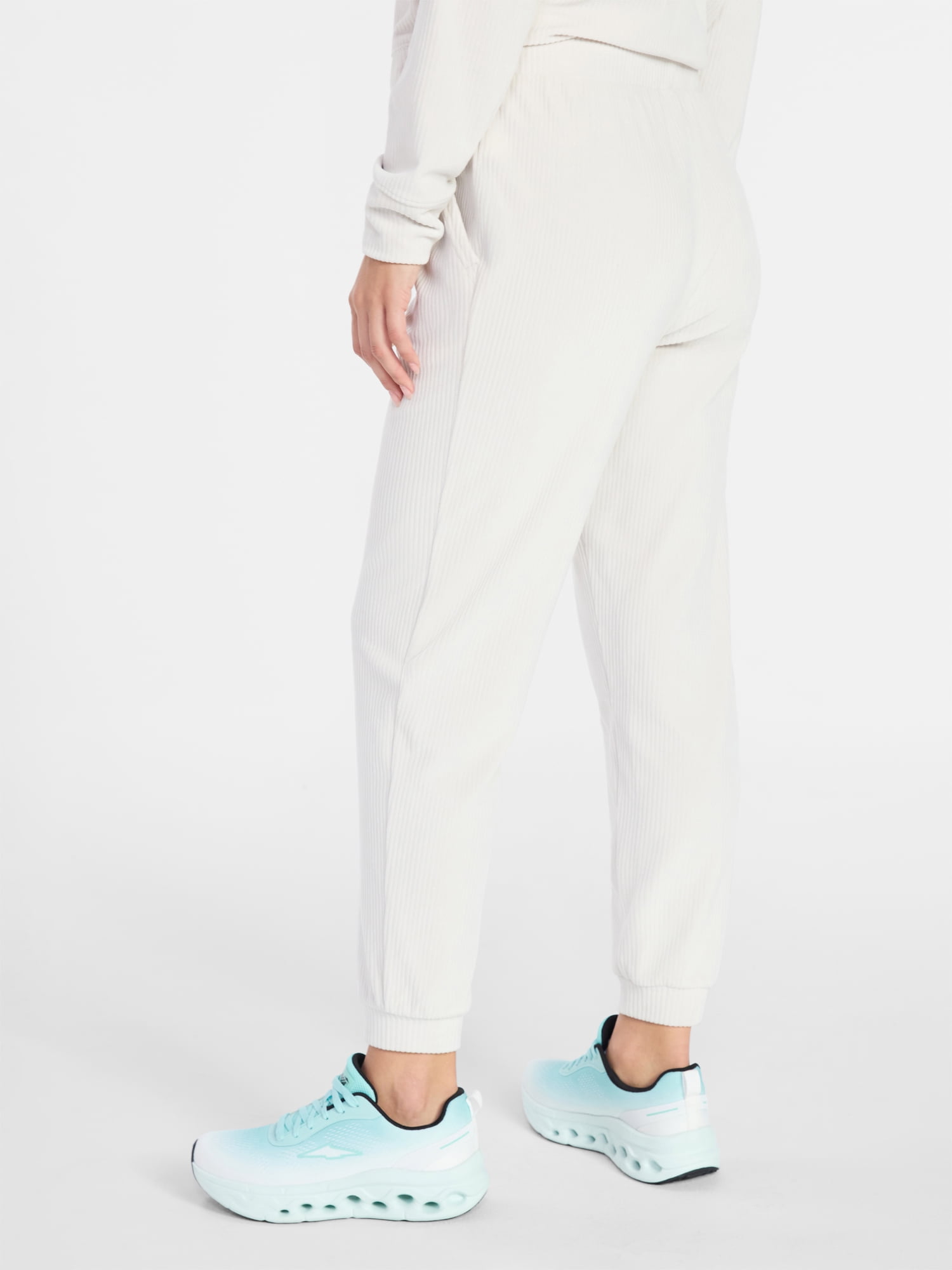 Avia Women's Ribbed Velour Jogger Pants, Sizes XS-XXXL
