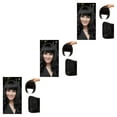thumbnail image 4 of Transemion Fiber Air Bangs DIY Hairstyle With Easy To Wear Fake Fringe Suitable For Many Occasions Clip-On 3Set, 4 of 6