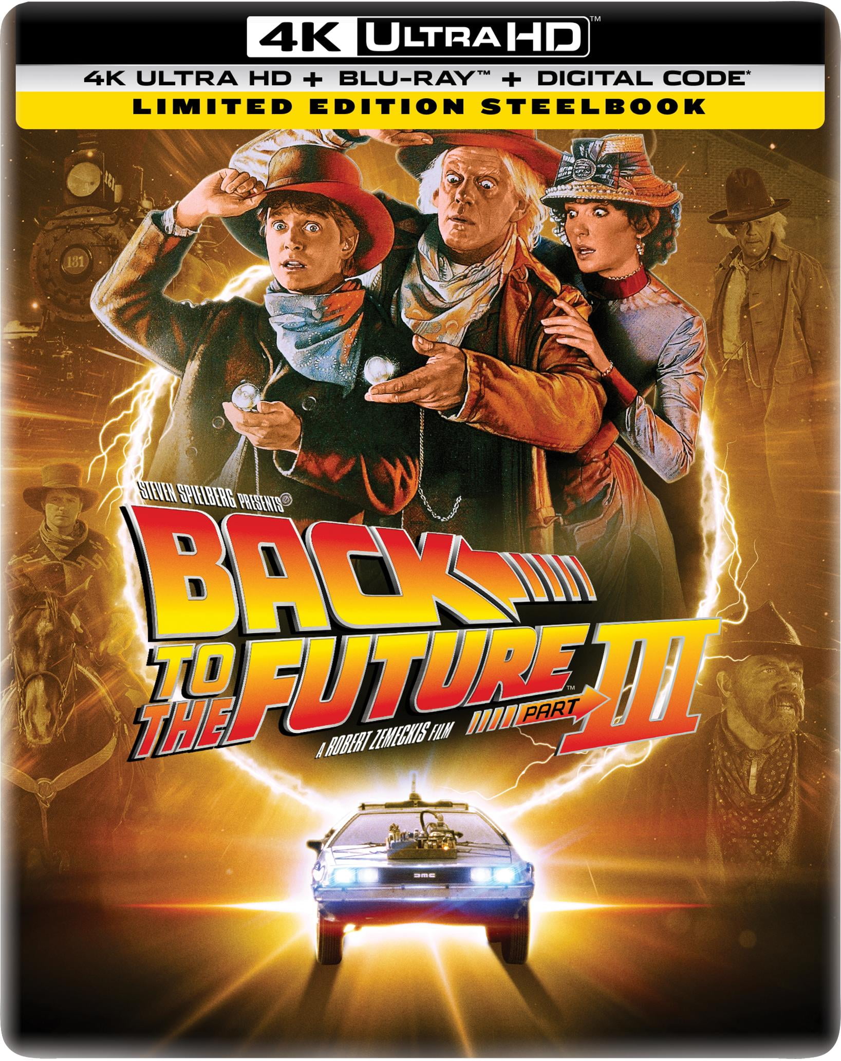 Back to the Future Part III 40th Anniversary (Steelbook) (4K Ultra