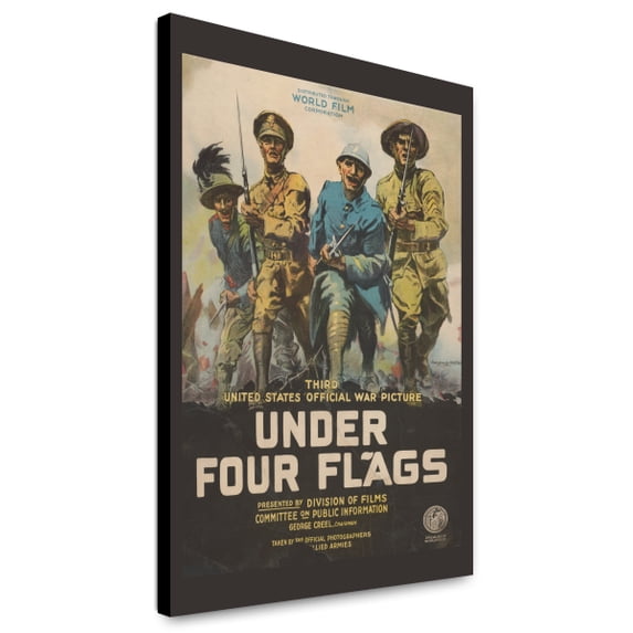 Canvas Print: Under Four Flags, 1917