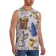 thumbnail image 2 of Balery Antique Vintage Teapot Coffee Grinder Camisetas sin mangas para hombre, absorbe la humedad y protege contra el mal olor.-Large, 2 of 7
