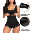 thumbnail image 5 of Shapewear For Women Tummy Control Fajas Colombianas Body Shaper Zipper Open Bust Bodysuit - WEVALLEY, 5 of 5