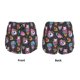 thumbnail image 3 of Balery Rainbow Unicorn And Cat Icecream Pantalones cortos deportivos para mujer con forro y dos bolsillos, elásticos, para entrenamiento, gimnasio, yoga-Large, 3 of 7