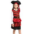 thumbnail image 2 of Kids Pirate Pirate Dress Set Halloween Party Clothes Girls' Size 5-10 Years, 2 of 2