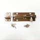 thumbnail image 5 of Puerta de material acero Inoxidable Perno De Cerrojo Cerrojo Grapadora Puerta Cerradura Seguridad Retro 10x4cm, 5 of 9