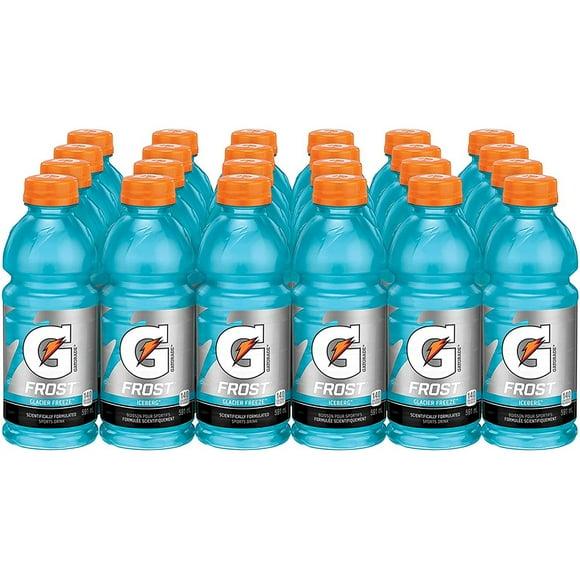 Gatorade Frost Glacier Freeze Sports Drink, 591 mL Bottles, 24 Pack