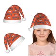 thumbnail image 1 of Gorro de Papá Noel de peluche para niños y adolescentes de 4 a 12 años de los Broncos, gorro navideño para niños y niñas, regalo para fiestas navideñas, protección contra el frío y calidez, 1 of 7