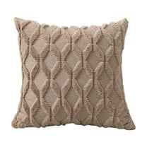 Lilixerw Decorative Pillow Covers Throw Pillow Cushion Fluffy Throw Pillow Covers for Bed Couch Sofa Living Room Soft Plush Cushion Cases,17.7 x 17.7 inch