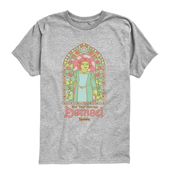 Shrek - Stained Glass Fiona Boys' Short Sleeve Graphic T-Shirt