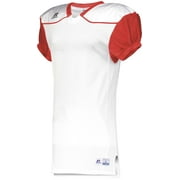 RUSSELL COLOR BLOCK GAME JERSEY (AWAY), XL, WHITE/TRUE RED