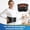 Black, variant on Decompression Back Belt,Red Light Heating and Massage,Back Massager Belt,Inflatable Back Support Brace with Electric Pump for Women Men,One Size Fits All 29-49 Inch Waist