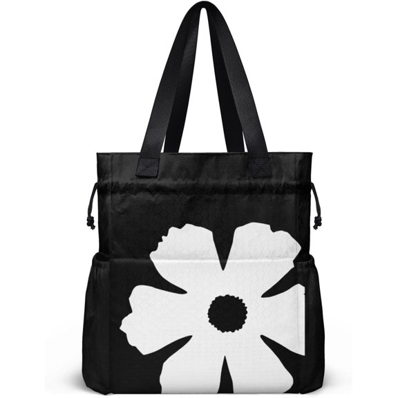 Lunch Bag for Women Insulated Womens Drawstring Lunch Bag for Work, Stain-Resistant Large Lunch Box for Women with Containers, Cinch Closure Cromwell Bag Black Man Reusable Lunch Bag Office