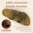 thumbnail image 3 of Sandals CUSHIONAIRE Lane - Plantilla de corcho para mujer, color marrón, talla 8, 3 of 8
