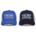 thumbnail image 1 of Electoral Trump Béisbol Malla Bordada (azul) [Tarifa Embalaje Añadida Énfasis en Embalaje Separado], 1 of 6